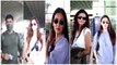 Disha Patani, Sonal Chauhan, Shefali Jariwala, Daisy Shah,MS Dhoni Spotted at the Airport | SpotboyE