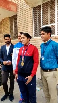 बाड़मेर की ममता ने वुशु में जीता स्वर्ण पदक