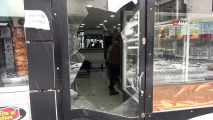 Kuyumcuya camı kırarak girdi, soğukkanlılığı ile dikkat çeki