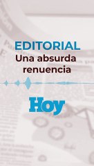 Editorial miércoles 17 de febrero 2021: Una absurda renuencia
