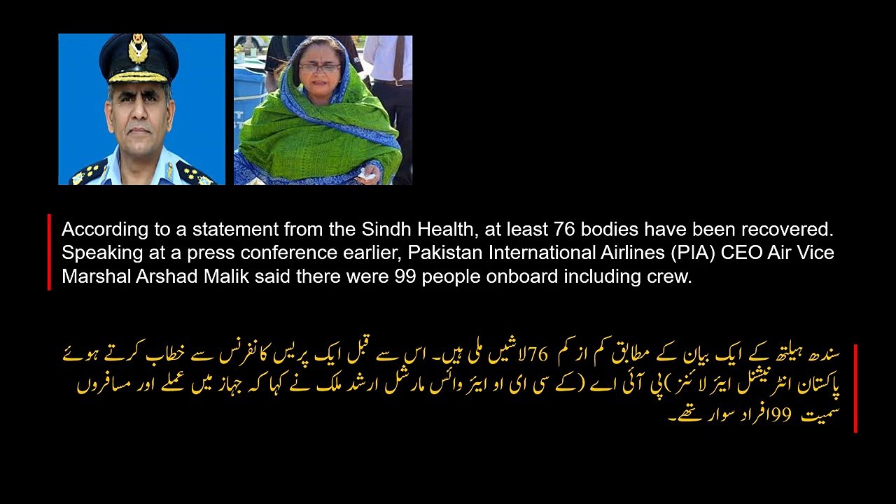 Pakistan Air Line (PIA) Flight Plane Crash Report