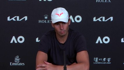 Open d'Australie 2021 - Rafael Nadal : "I have to go back home and practice to be better"