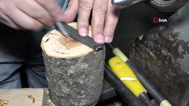 Kurumuş Ağaçları Sanat Eserine Dönüştürüyor