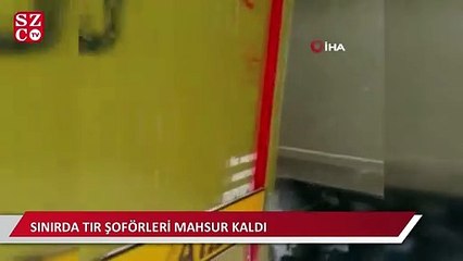 Rusya-Gürcistan sınırında tır Türk şoförleri mahsur kaldı