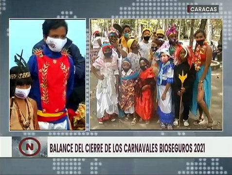 Durante los Carnavales Bioseguros los héroes de la patria engalanaron las calles de Venezuela