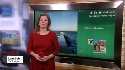 Vejret | Sendt klokken 17.04 | 24-12-2017 | TV2 BORNHOLM @ TV2 Danmark