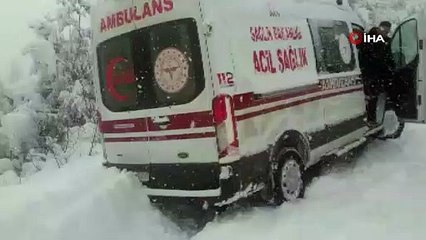Diyaliz hastasının imdadına ekipler yetişti
