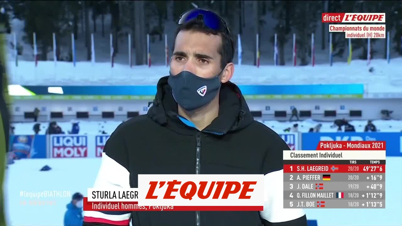 M. Fourcade impressionné par Sturla Laegreid - Biathlon - Mondiaux (H)