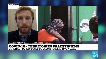 Territoires palestiniennes : un premier lot de vaccins russes arrive à Gaza