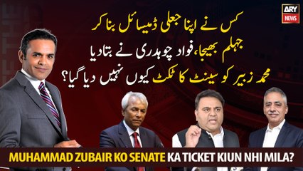 Why Muhammad Zubair was not given the ticket to Senate