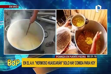 Puente Piedra: así sobreviven con olla común en AH 'Hermoso Huascarán'