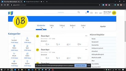 Yaay da Toplu Post Silme İşlemi Nasıl Yapılır ?