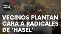 Vecinos plantan cara a los radicales de ‘Hasél’ en Cataluña