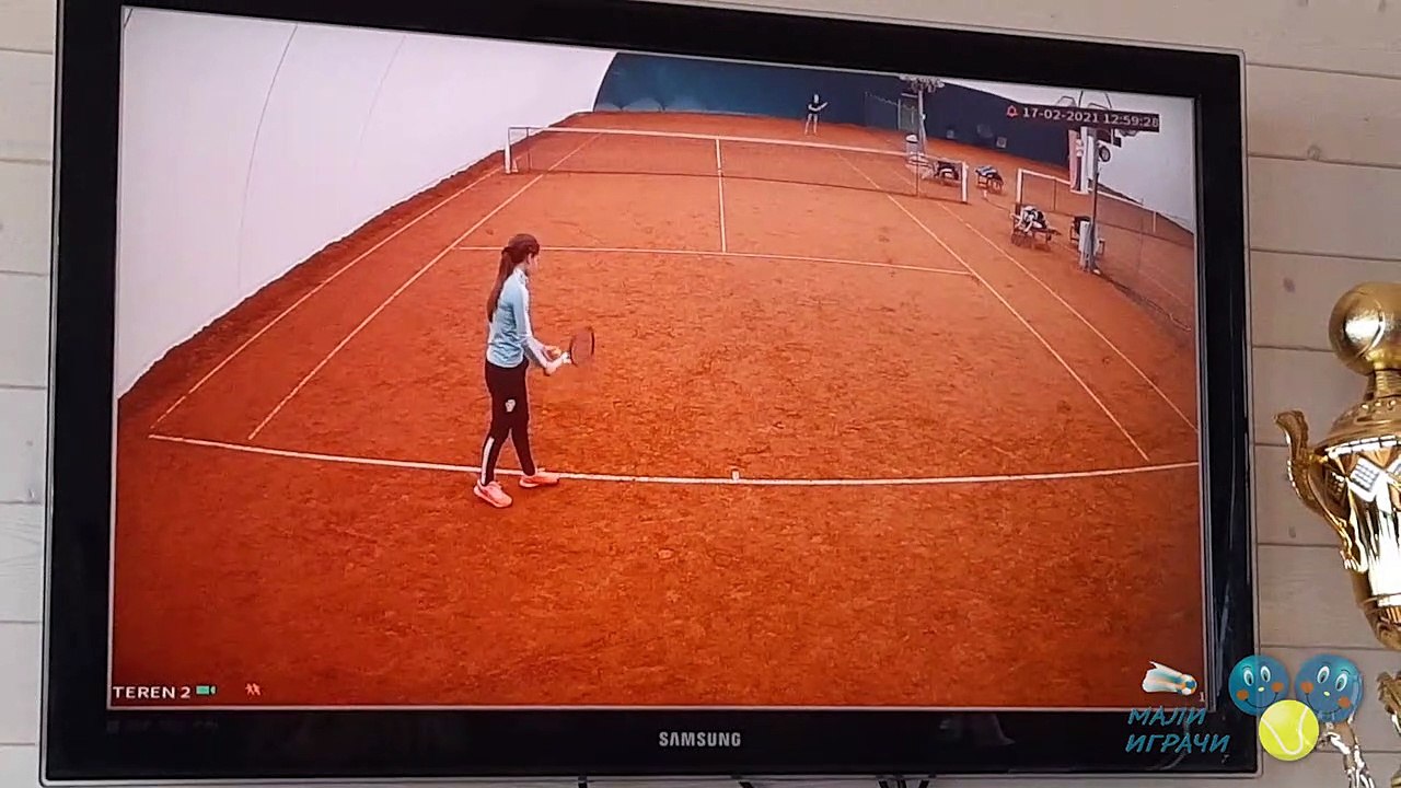 Đedović - Milošević, Vlajić - Milutinović, Dvoransko prvenstvo Srbije U14, TK Forhend 17.2.2021