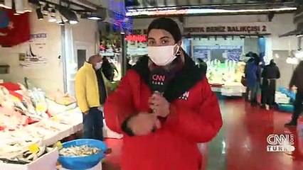 Kar yağışı balık tezgahını vurdu