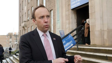 Matt Hancock visits key Covid trial