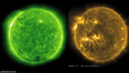 Side By Side Comparison for the Sun, Two Years