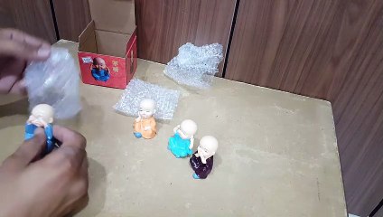 Unboxing and Review of BUDDHA MONK SET OF 4 ( POLYRESIN) Decorative Showpiece