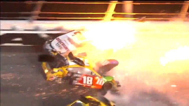 NASCAR Cup Series 2021 Daytona 500 Race Massive Crash Finish Mcdowell Win Out Grass Reddick Chastain Keselowski Throws Helmet Angry