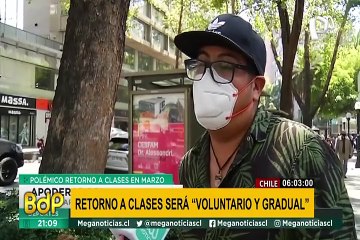 Chile: retorno a clases será voluntario y gradual