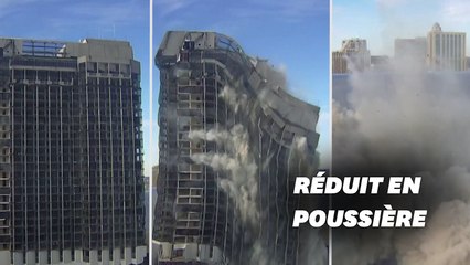 Le premier casino de Donald Trump démoli à l'explosif à Atlantic City