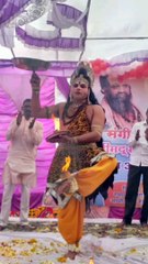 भागवत कथा में शिव विवाह और तांडव का आयोजन