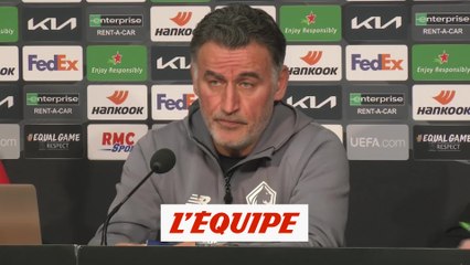 Galtier : « J'espère que cette expérience va nous servir » - Foot - C3 - LOSC