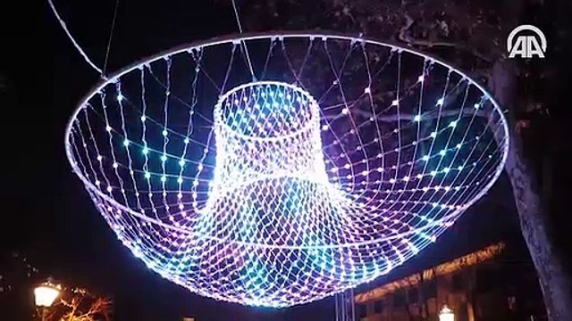 Amsterdam'da ışık sanat festivali