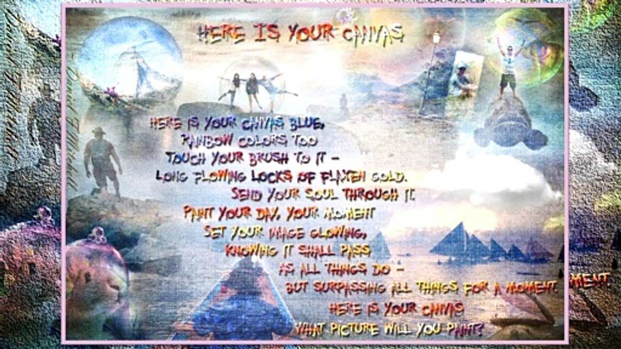 Here is Your Canvas