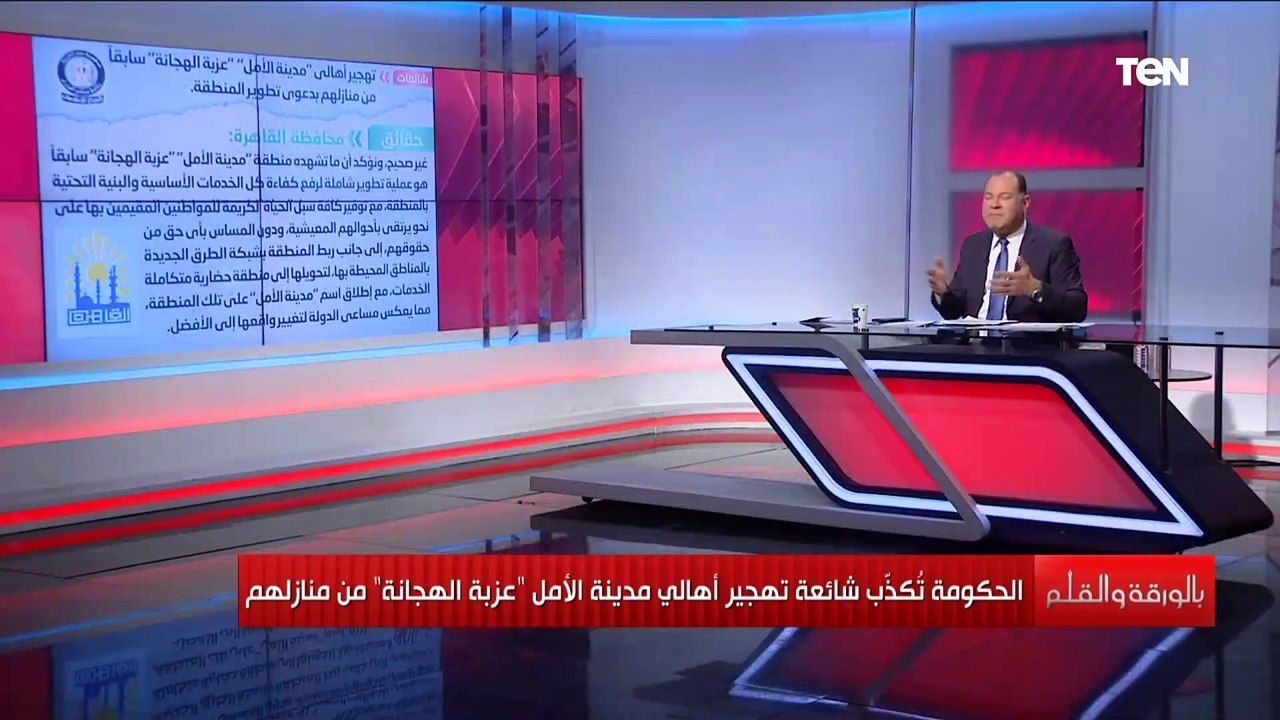 الحكومة تنفي شائعة تهجير أهالي عزبة الهجانة..والديهي يرد بقوة على هذه الشائعة
