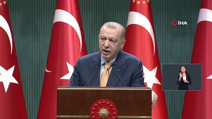 Cumhurbaşkanı Recep Tayyip Erdoğan:- “İllerimizi Sağlık Bakanlığımızın belirlediği kriterlere göre 4 gruba ayırarak Mart ayı başı itibari ile kademeli normalleşme sürecini başlatıyoruz”