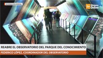 Con una nueva actividad, reabre el observatorio astronómico del Parque del Conocimiento.