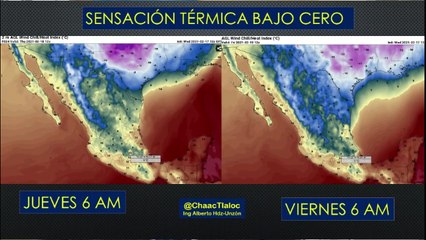 Clima de hoy miércoles: Probabilidad de nevadas