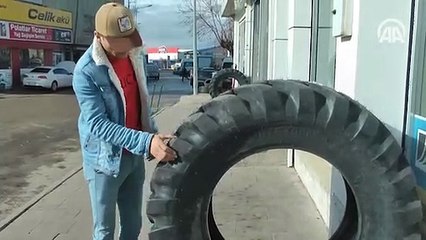 'Kış cenneti'nde kış lastiği mesaisi