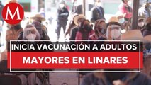Inicia vacunación a adultos mayores en Linares, Nuevo León