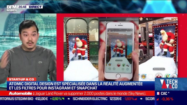 Start up & co : Atomic Digital Design est spécialisée dans la réalité augmentée et les filtres pour Instagram et Snapchat - 17/02