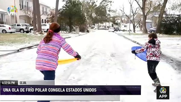 Una ola de frío polar congela Estados Unidos - VPItv