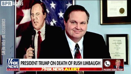 "He Is A Legend" Trump Remembers Rush Limbaugh "He Is A Legend"