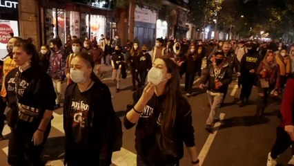 Митинги в поддержку рэпера Пабло Хаселя