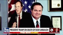 Trump reacts to Rush Limbaugh's death on Fox News- 'He is a legend' | Fox News TV