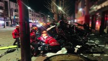 춘천에서 승용차가 가로수 들이받아 2명 사망·3명 부상 / YTN