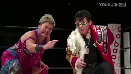 ASUKA, Kaho Kobayashi & Ryo Mizunami vs. Ayame Sasamura, Itsuki Aoki & Rina Yamashita