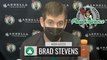 Brad Stevens Praises Marcus Smart, Updates on Recovery | Celtics vs. Hawks