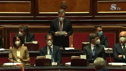 Mario Draghi y su gabinete obtienen el amplio apoyo del Senado de Italia