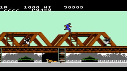 INCREDIBLE RUSH'N ATTACK (NES) GAMEPLAY