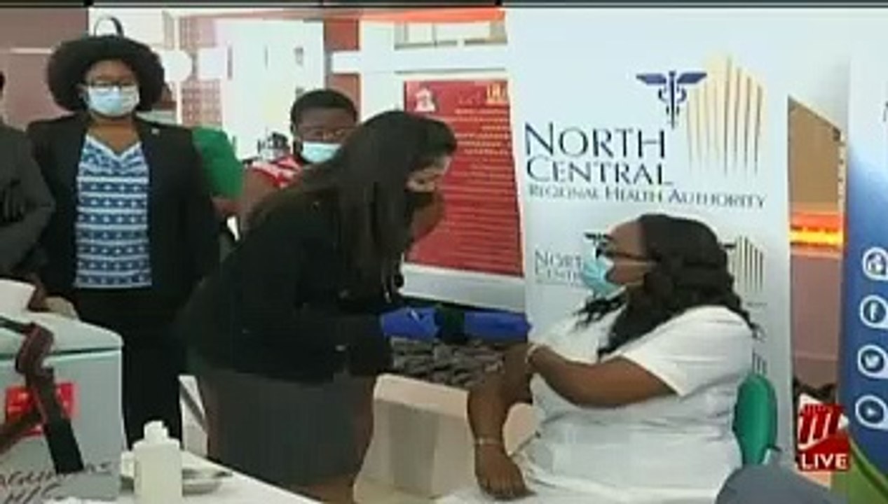 Frontline Workers Receive First Shots