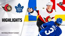 Senators @ Maple Leafs 2/17/21 | NHL Highlights