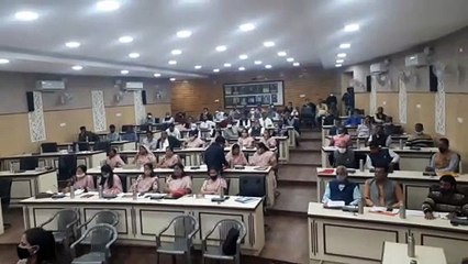 बजट बैठक का कांग्रेस ने किया बहिष्कार