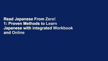 Read Japanese From Zero! 1: Proven Methods to Learn Japanese with integrated Workbook and Online