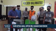 Aksi Pencurian Kotak Amal Masjid Terekam CCTV, Pelaku Beralasan Butuh Makan